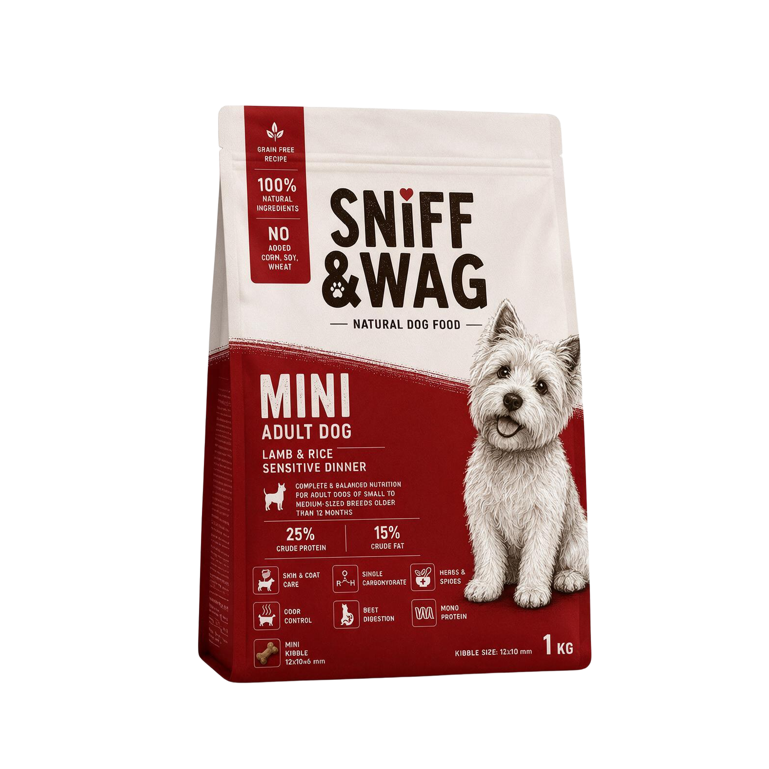 Mini Adult Lamb and Rice Dog food